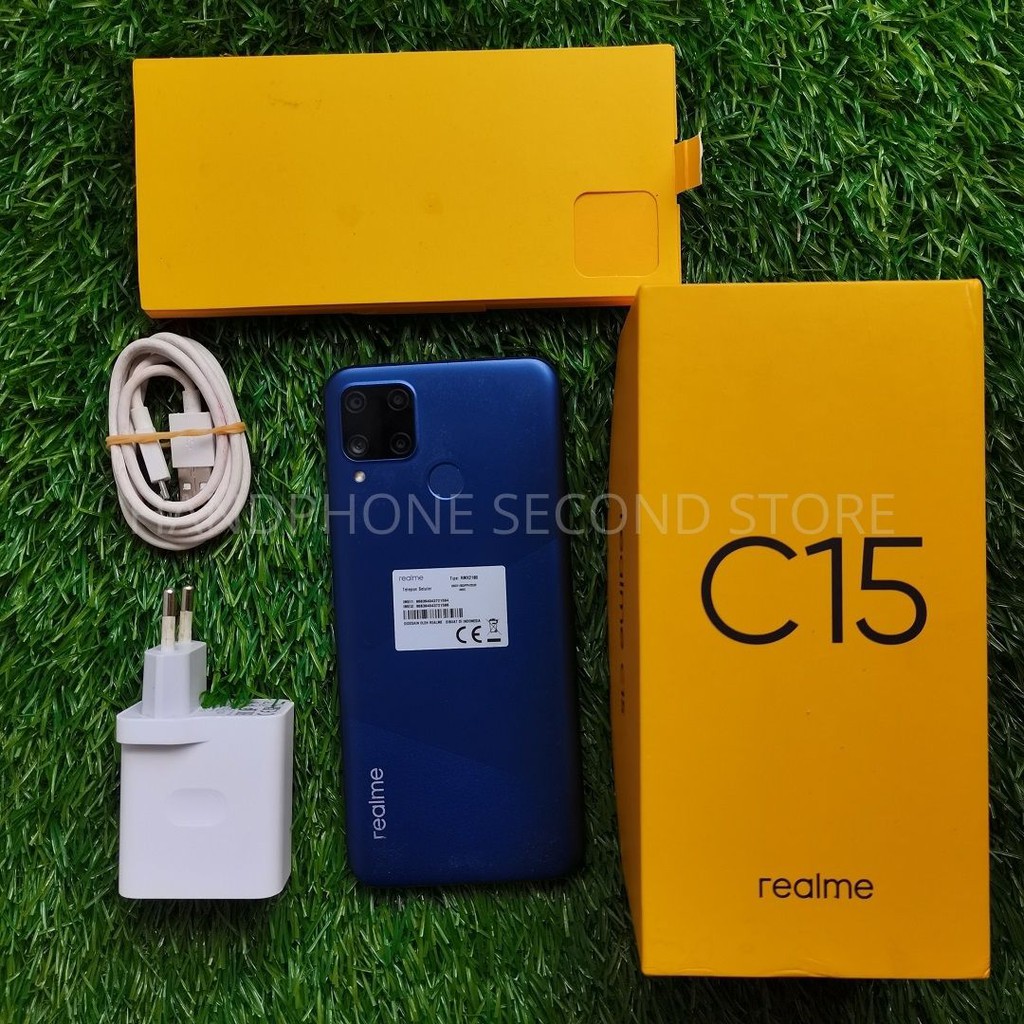 HP SECOND REALME C15 4/64GB HANDPHONE SECOND HP SEKEN HP BEKAS MURAH-3