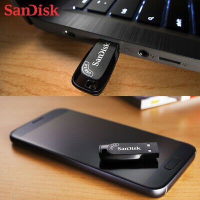 SanDisk Ultra Shift Flashdisk 64GB USB 3.0 CZ410 100MB/s