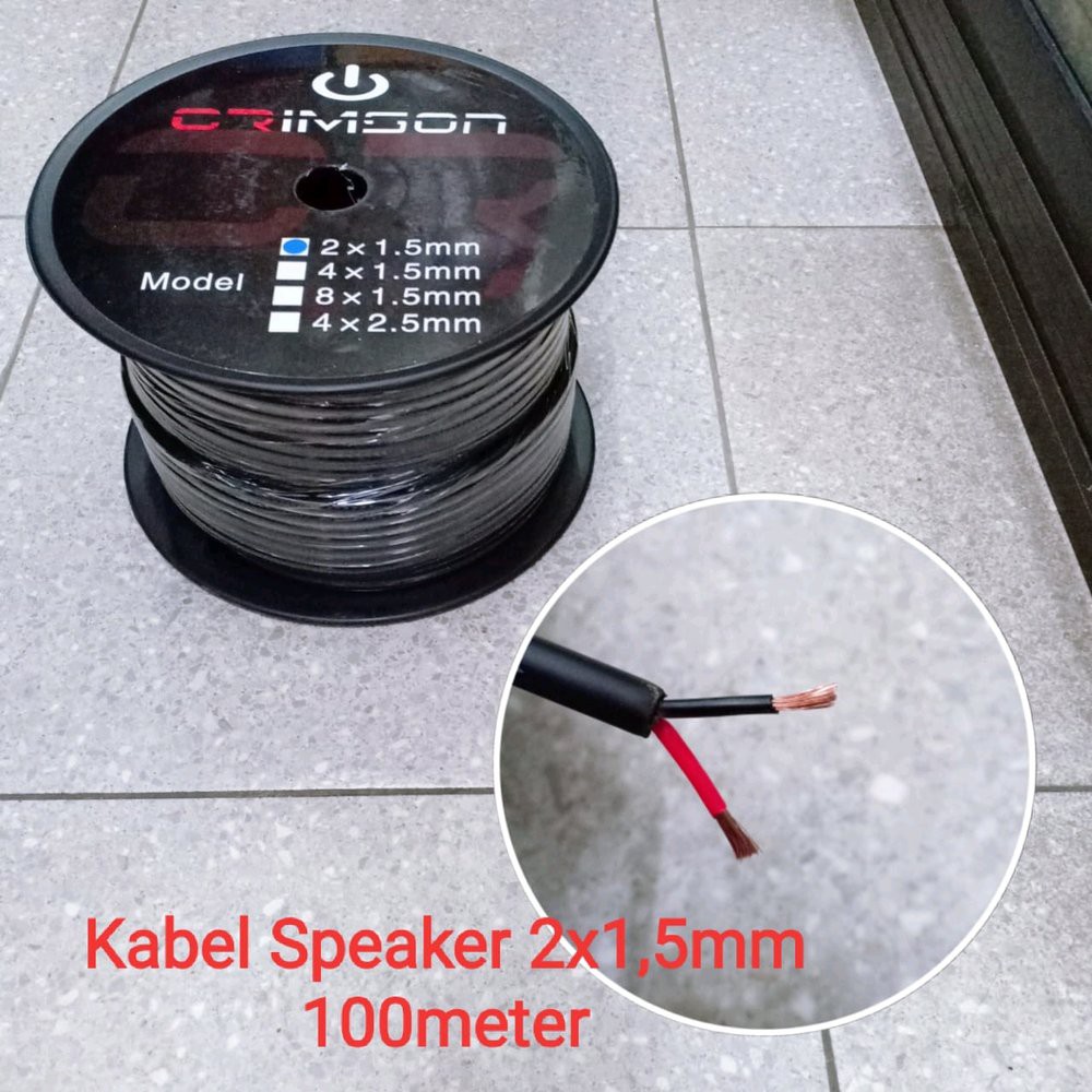 Jual Kabel Speaker Isi Ukuran X Mm Panjang M Shopee Indonesia