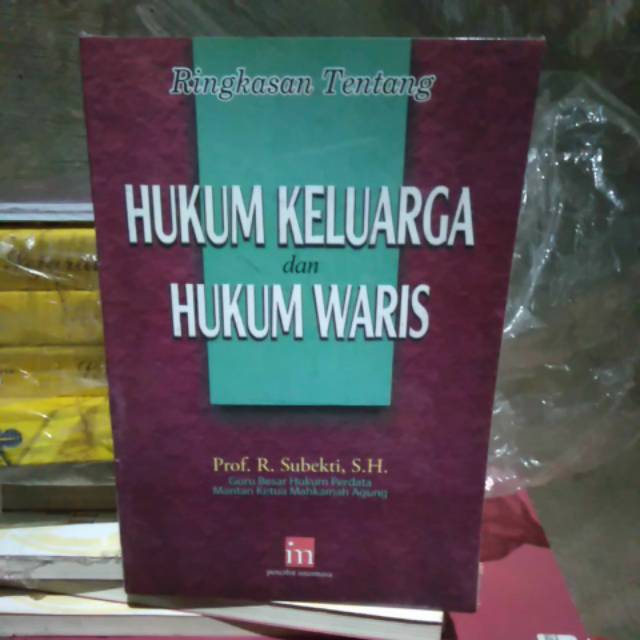 buku hukum keluarga dan hukum waris