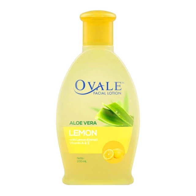 Ovale Facial Lotion Lemon Toner Pembersih Make Up Kulit Berjerawat