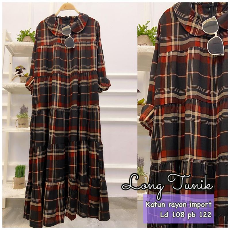 long Tunik katun rayon import
