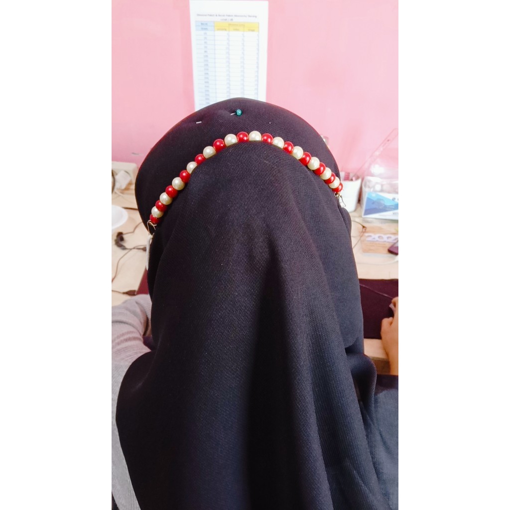 Konektor Mutiara Simple konektor manik mutiara konektor mutiara masker Hijab Konektor pengait masker