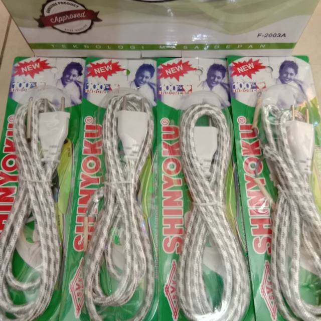 Kabel Setrika / Gosokan Gepeng Shiyoku 1,8 Meter