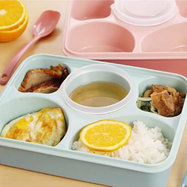 Kotak makan lunchbox lunch box yooyee 5 sekat bento