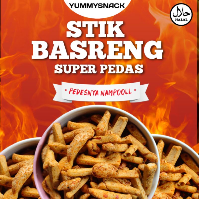 

STIK BAKSO BASRENG SUPER PEDAS 250 GRAM