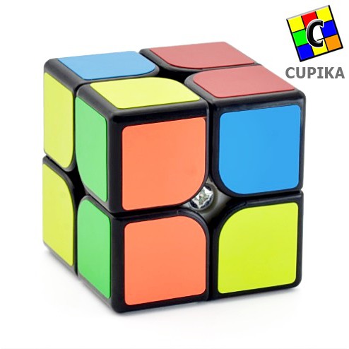 Rubik 2x2 Yongjun Yj Black Rubik Cepat Magic cube mainan anak