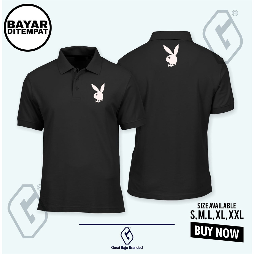 polo shirt playboy / kaos kerah playboy premium