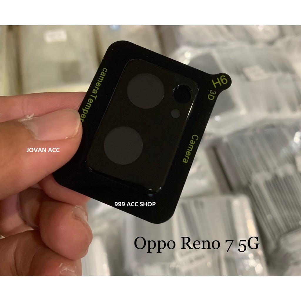 OPPO RENO 8 4G 8G 8 PRO 8Z 5G 5G 7 5G 7 4G 7Z 5G TEMPRED KAMERA FULL FRAME BLACK / FRAME BENING KACA LENS FRAME HITAM FULLY TEMPERED CAMERA PELINDUNG KAMERA BELAKANG