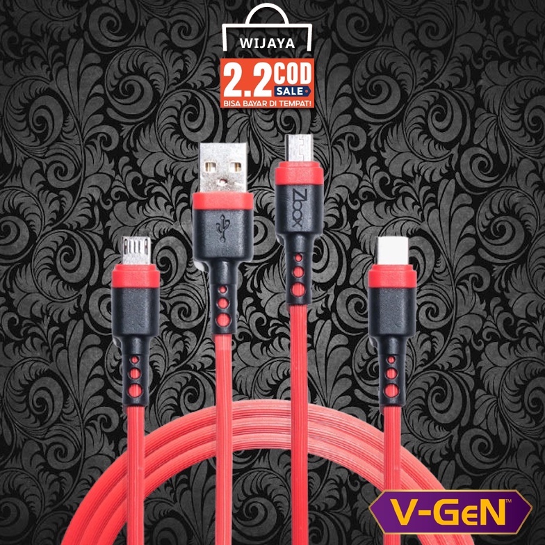 Zbox kabel data CTP-01 CTP 01 CTP01 FAST CHARGING 2.4A ORI