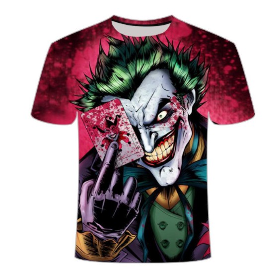 Kaos Anak Anak Joker 3 Dimensi Import