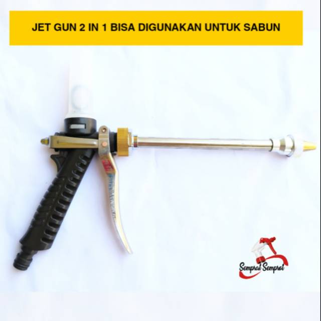 JET GUN 2 IN 1 METAL BISA DIISI SABUN