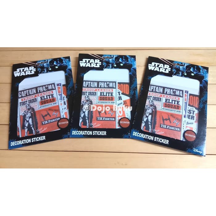 Sticker STAR WARS Premium 12 cm 8 Model 12 pcs B