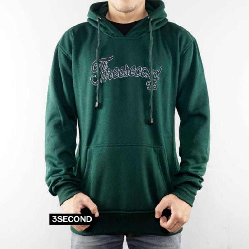 PALING DI CARI - Jacket Jemper 3SECOND Hoodie Atasan Murah sweater  Wanita Pria Fleece Tebal Premium
