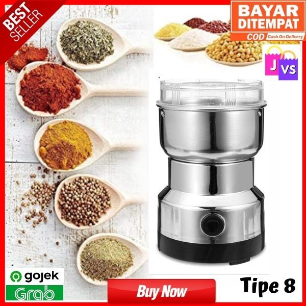 KOPI GRINDER ALAT PENGGILING BIJI KOPI ELEKTRIK PENGGILING LADA KACANG BUMBU PENGHANCUR BIJI KOPI