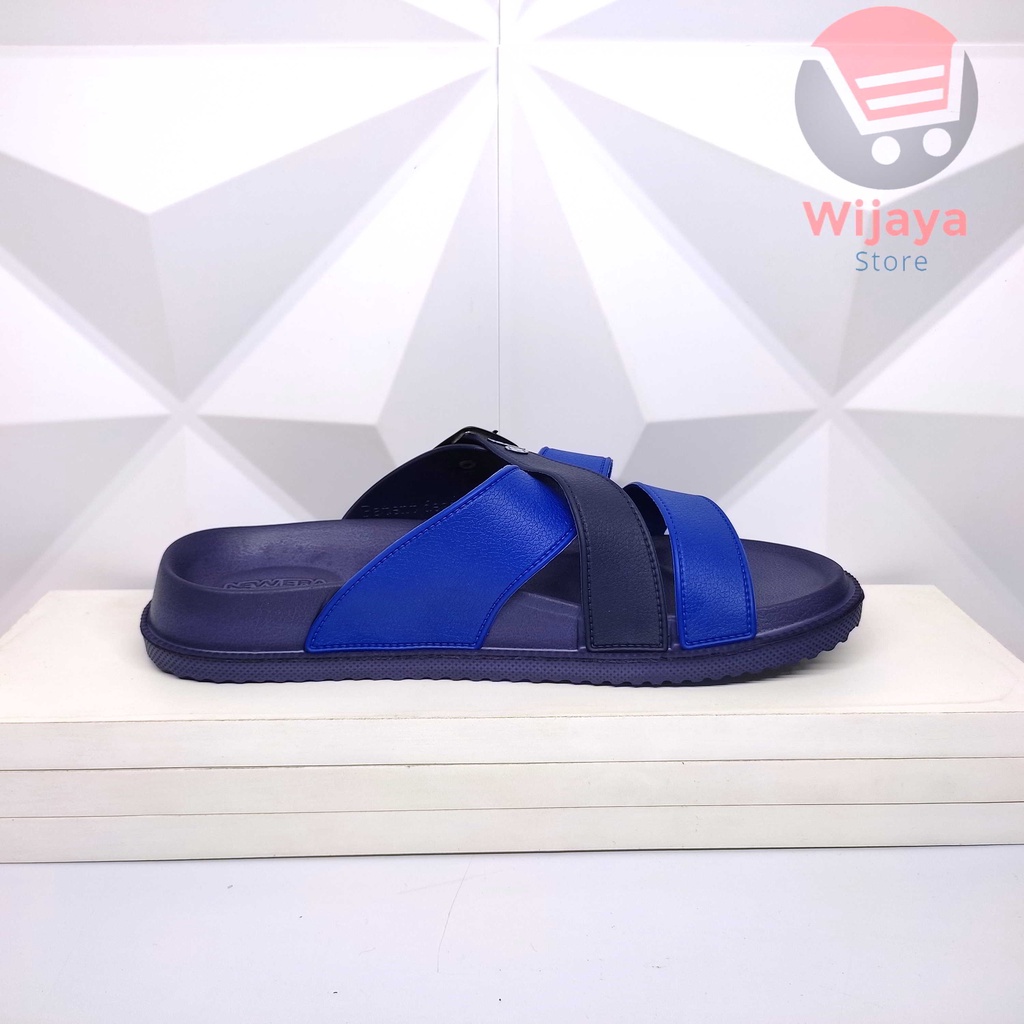 Sandal Slop Pria New Era 37018 Sendal Selop Karet Cowok Laki-Laki Kenyamanan dan Gaya untuk Setiap Hari