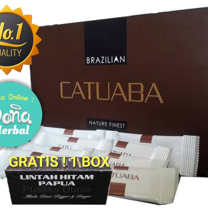 original CATUABA ORIGINAL Caturex Gratis Lintah Hitam Papua ampuh