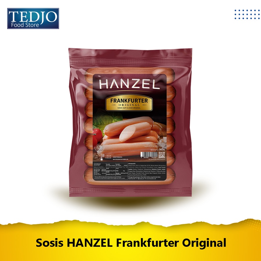 

Sosis HANZEL Frankfuter Original 360 gr