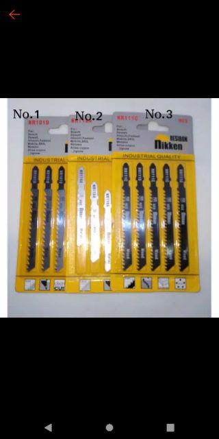 Mata Gergaji Jigsaw Jig Saw Tipe T Nikken