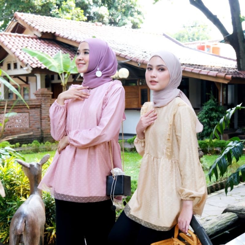 (SALE Habisin Stok) Atasan Anastasia Top