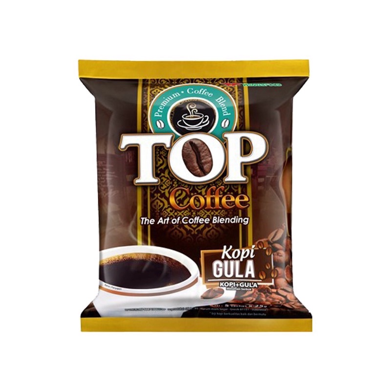 

Top Coffee Kopi Gula Sachet 25 gram (isi 10pcs)