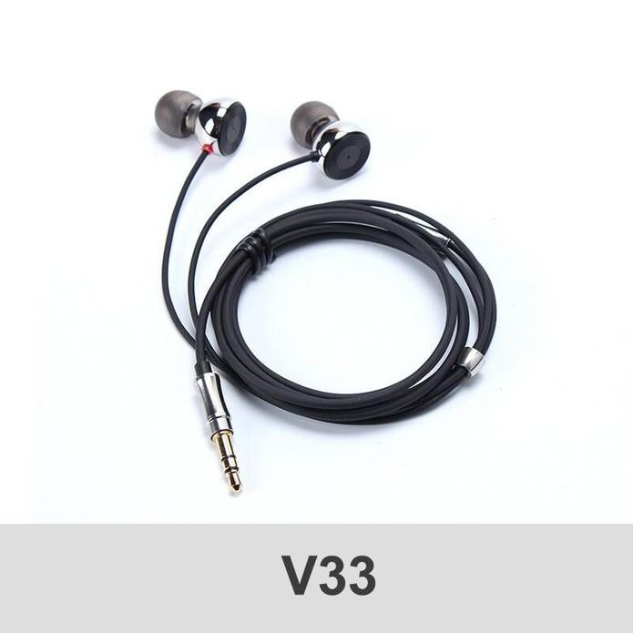 Shozy V33 / V33Pro Dynamic Driver Wired Earphones Stainless Steel In Ear Noise Reduction Bass