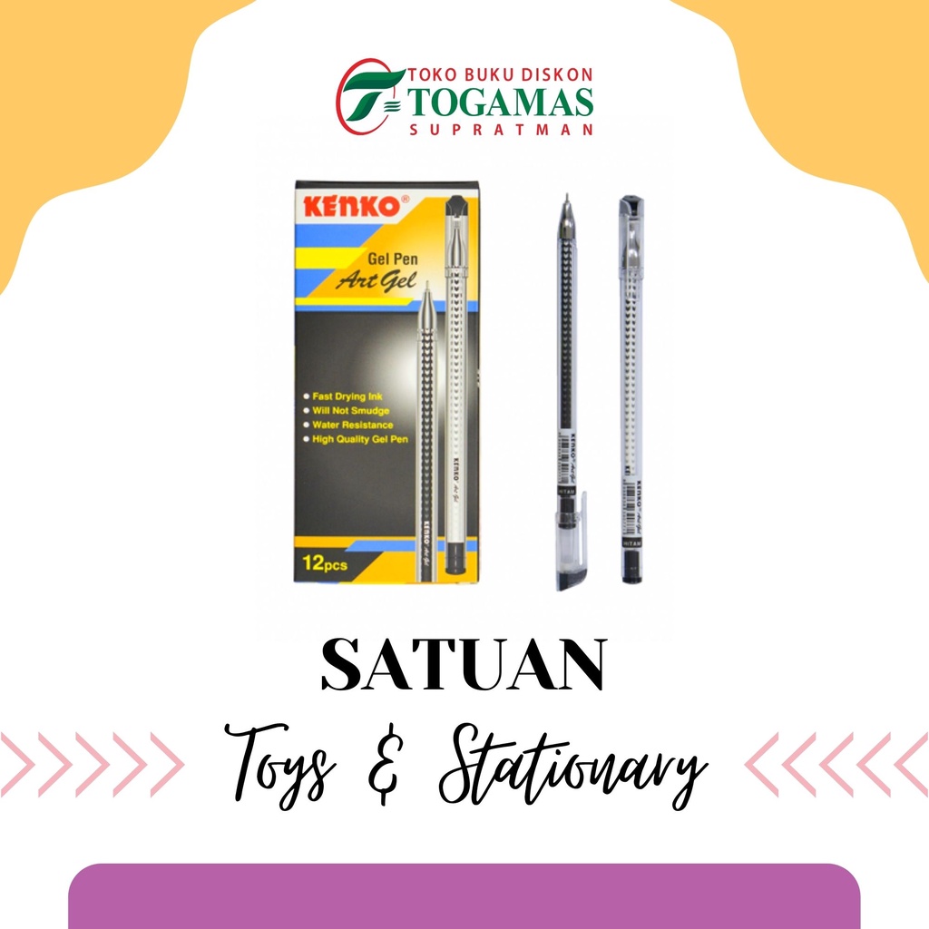 

BALLPEN ART GEL KENKO (BLACK) ORIGINAL