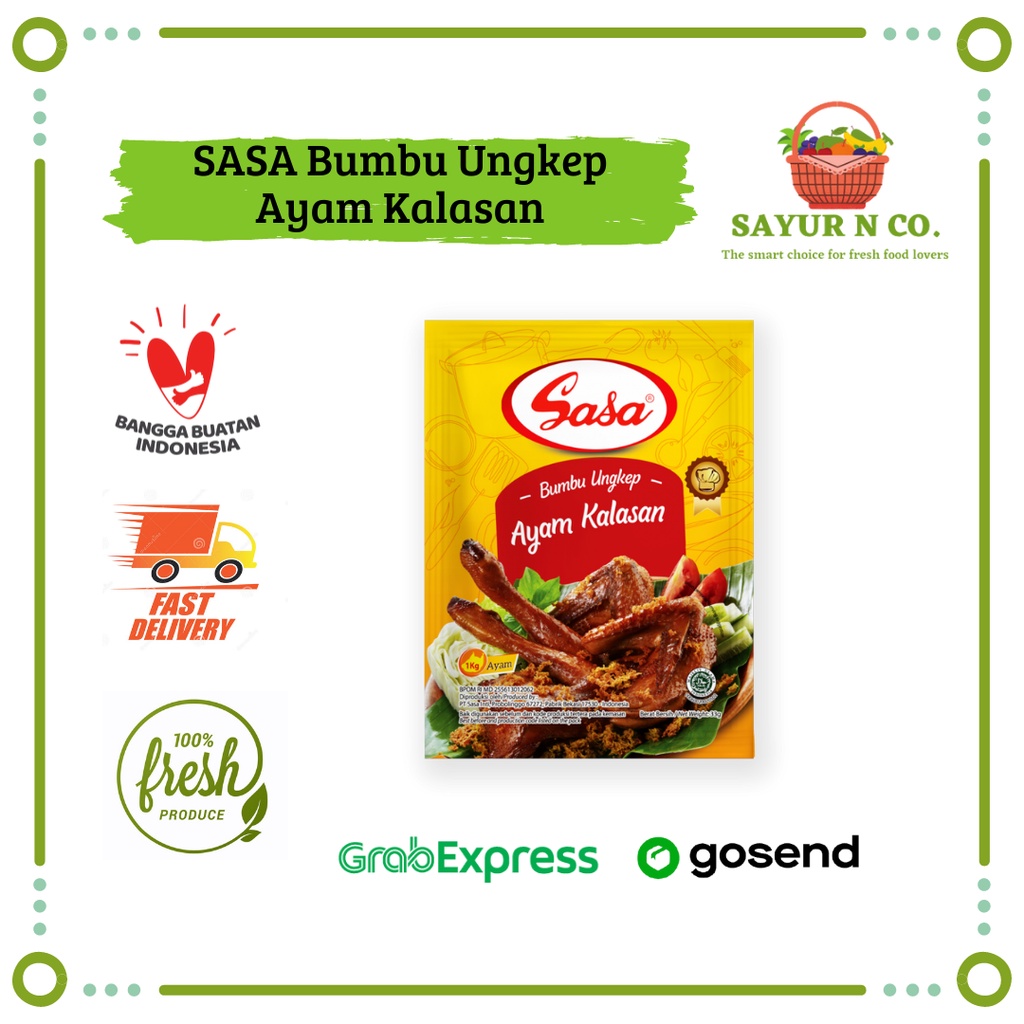 

SASA Bumbu Ungkep Ayam Kalasan | Sayur N Co Bekasi