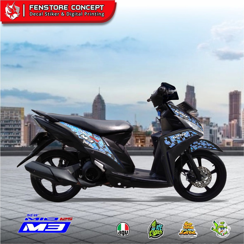 Jual Stiker Motor Mio M3 Striping Special Edition | Shopee Indonesia