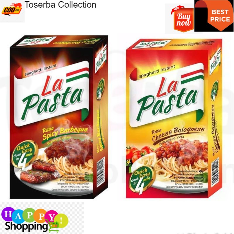 

Toserba Collection La Pasta Spaghetti Instant 57 gr Bandung - Cimahi