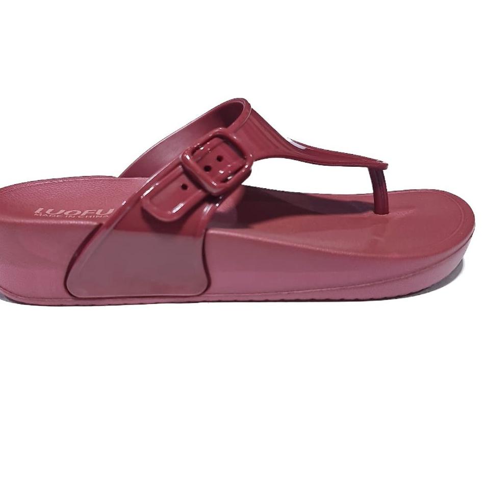 [HFR↓] Jelly sandal wanita jepit luofu sendal japit gesper cewek karet import e7154A01SL ♛➜ 72