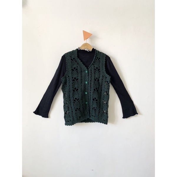 one set vest inner jotol jaring rajut knit korea