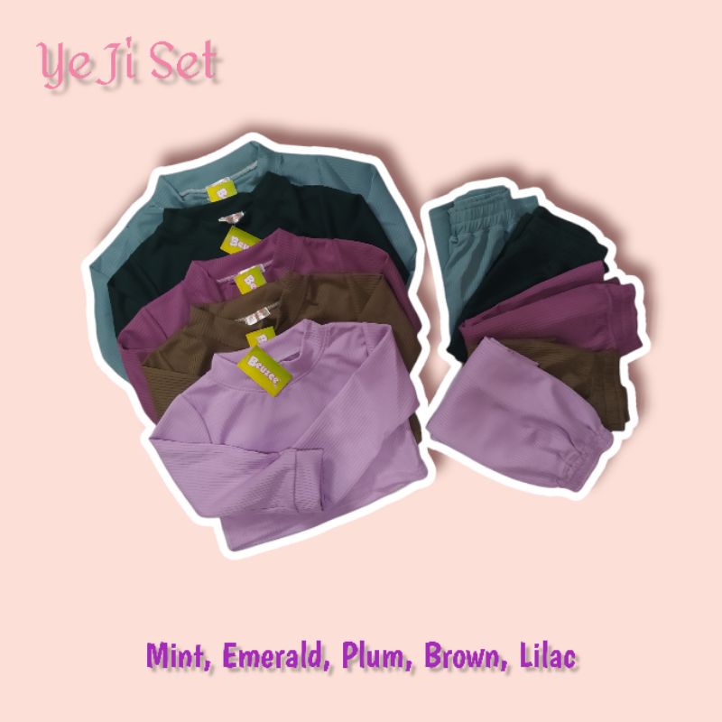 Ye Ji Set (Crop top & Skirt by Beuzee) / One set anak perempuan / set crop top dan rok / baju anak s