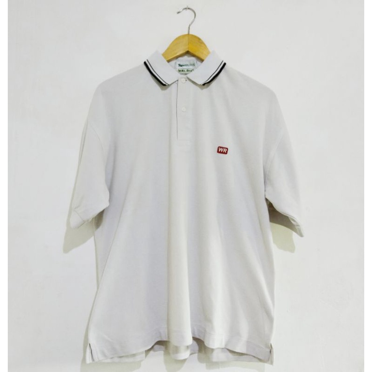 Polo Shirt Walrus Lengan Pendek Putih Second