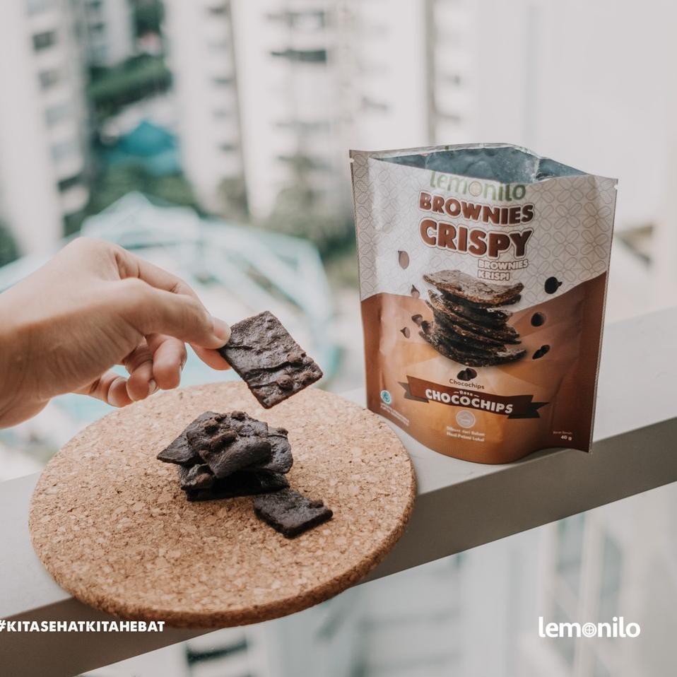 

❤ BELIO ❤ Brownies Crispy Lemonilo / Cemilan Sehat Rasa COKLAT DAN KEJU 40 gr