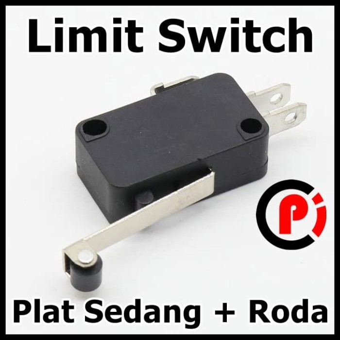 Limit Switch Saklar Pintu NO NC Plat Sedang Plus Roda