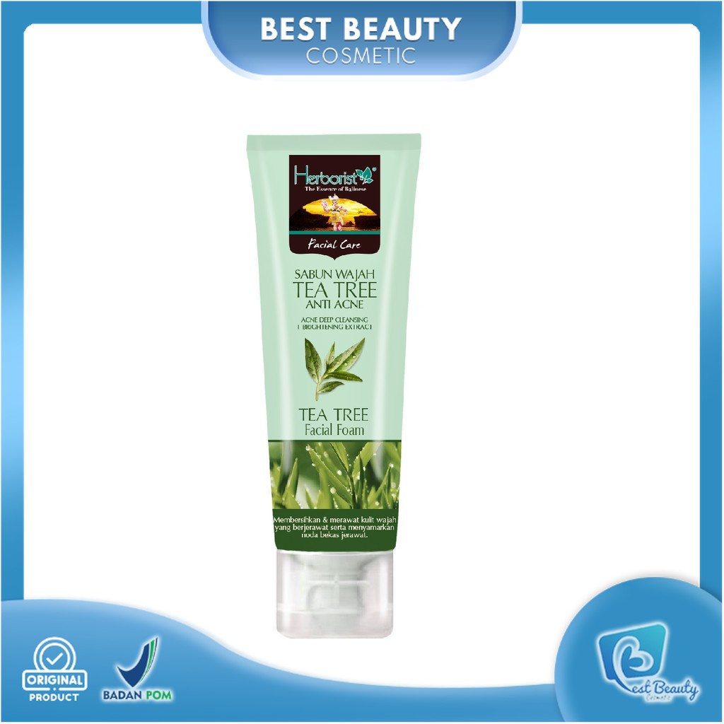 ★ BB ★ HERBORIST Facial Wash 80gr | HERBORIS Sabun Wajah 80gr | TEA TREE | ZAITUN | ALOE VERA