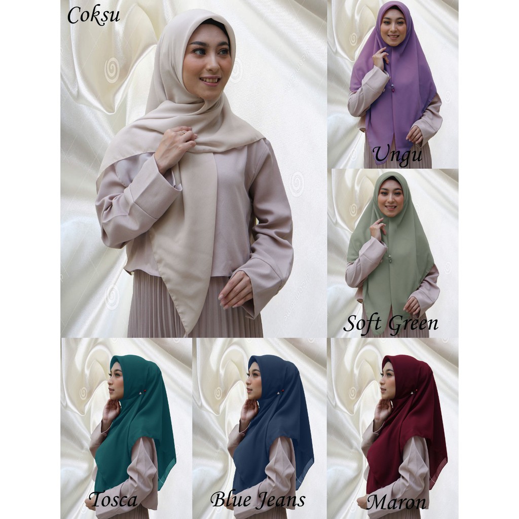 Kerudung BELLA SQUARE PART 2 HIJAB POLYCOTTON JILBAB Segi empat hijab