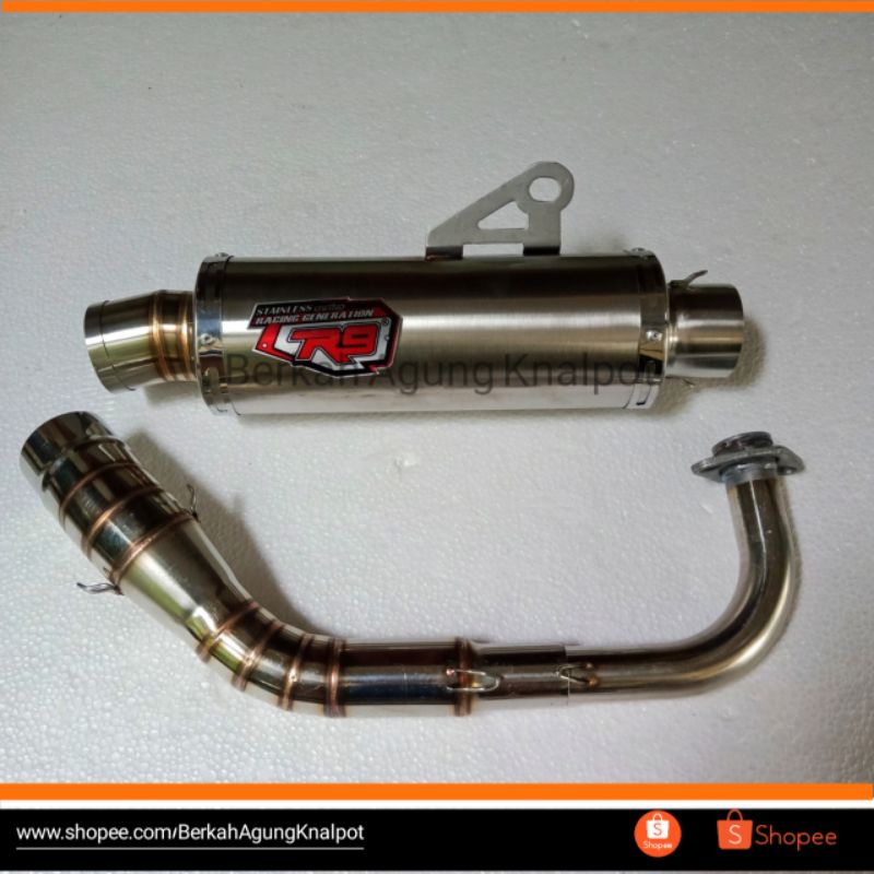 Knalpot Racing R9 PCX/Knalpot Nmax/Knalpot Aerox/Knalpot  Beat /Knalpot Scoopy/Knalpot  Mio/Knalpot 