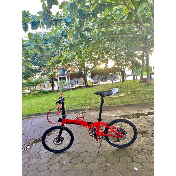 Sepeda Lipat IZI Q5 Upgraded Full Raze (auto jangkrik)