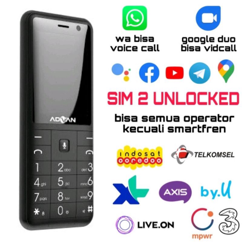 Hp Advan Online 4G Unlocked hp Candybar