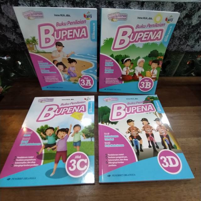 BUPENA SD KELAS 3 BUKU PENILAIAN K13 (TEMA A, B, C, D,) KARYA IRENE MJA DKK