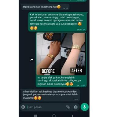 Update Cliniva Collagen Body Lotion Cliniva Skincare  Cliniva Collagen Lotion Pemutih Badan Tangan K