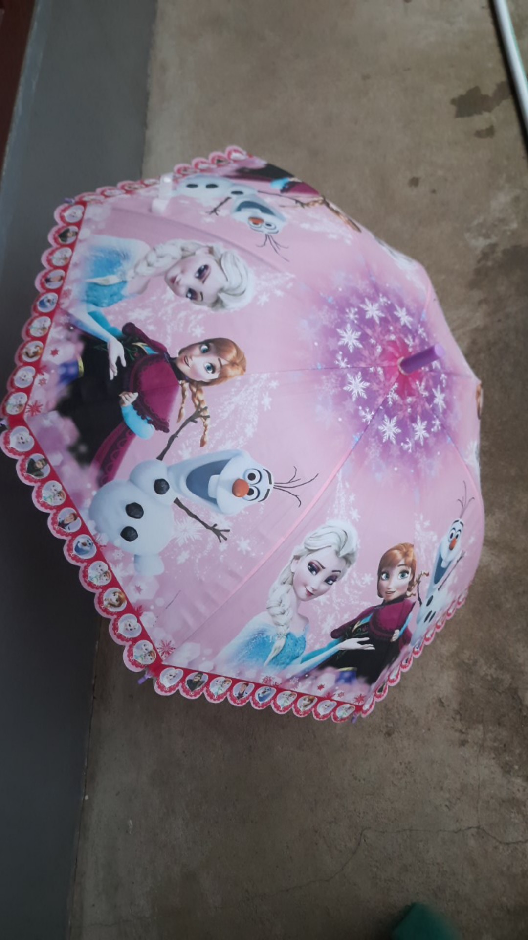 Payung Pvc Anak Karakter Full Print Renda Printing