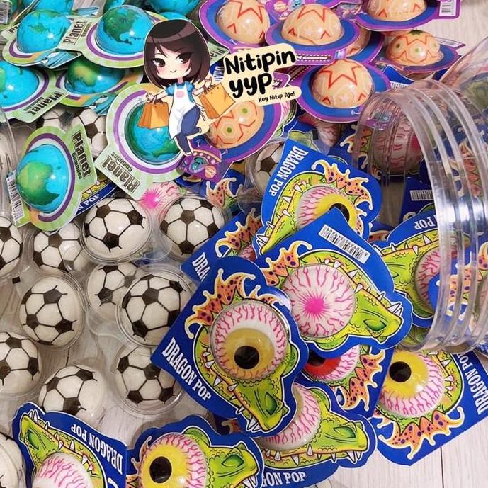 

♥IMPORT♥ PROMO BESAR-BESARAN ✅ [PERMEN TROLLY MATA] Planet karet MATA Soccer Gummy - PERMEN LUNAK 50PCS VIRAL TIKTOK MY SWEETY ANEKA RASA BUAH