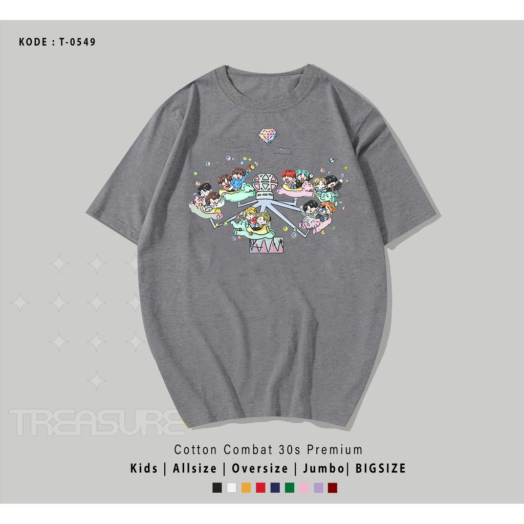 KAOS / T-SHIRT T0549 TREASURE YG DUFANS / REAL PICTURE