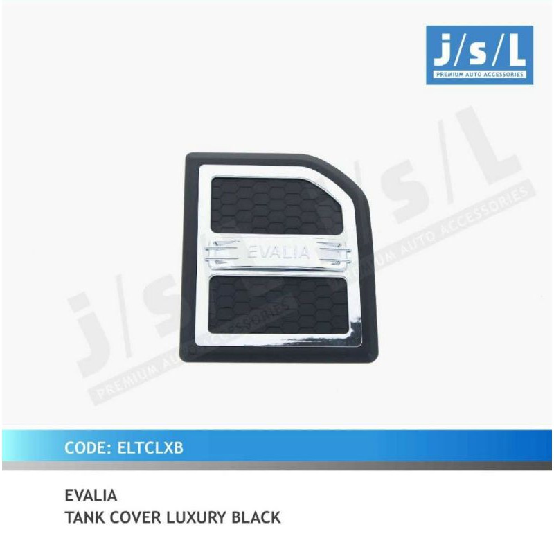 Tank cover/ tutup tangki mobil Evalia model luxury Hitam &amp; Putih jsl