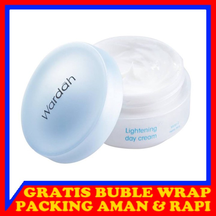 Wardah Lightening Day Cream Spf 30 30gr Krim Siang Memutihkan Melembabkan Kulit Wajah