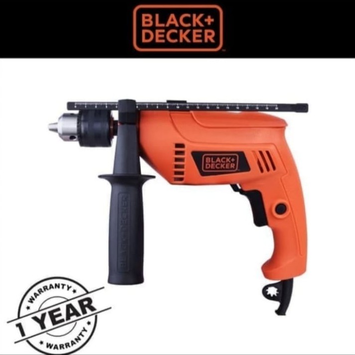 Mesin Bor Tembok 13 mm HD555 BLACK DECKER Hammer Drill 13 mm HD 555