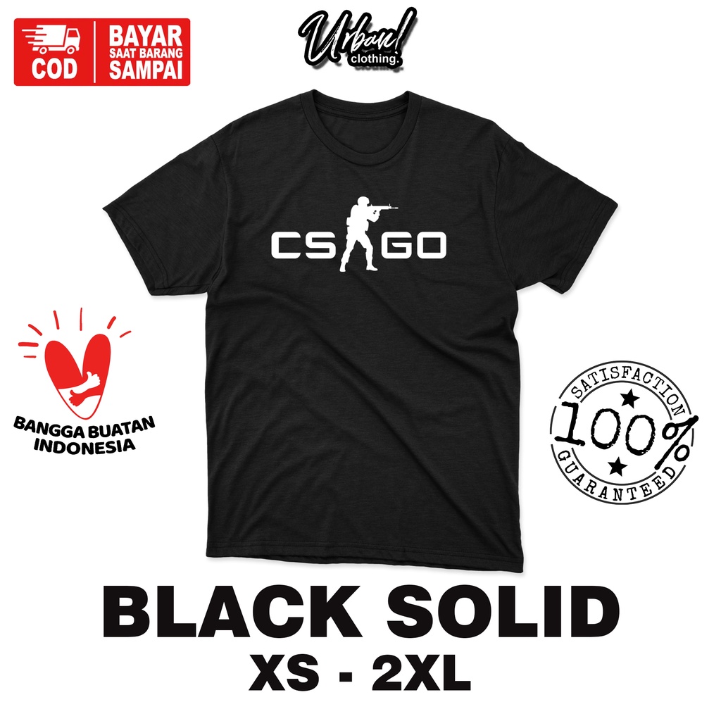 Urban Clothing - Kaos CS GO | Kaos Gaming | Game CS GO | Pakaian Pria Terbaru 2022 | Model Terbaru |